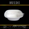 White fine new bone china ceramic deep plate for daily use with new design from chaozhou